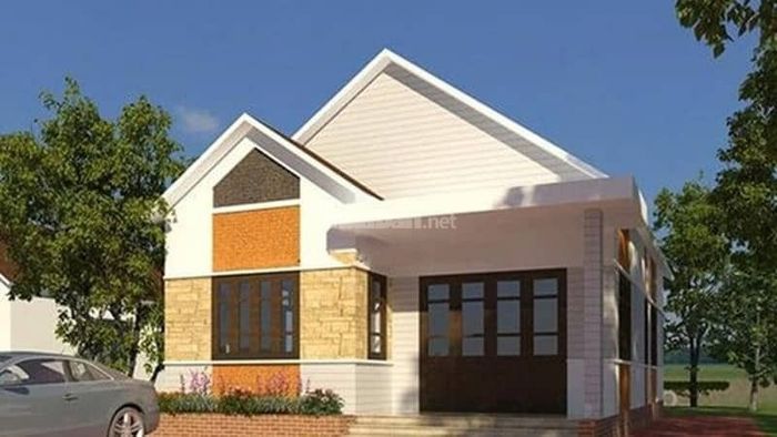 Nhà cấp 4 gác lửng 200 triệu mang phong cách tối giản
