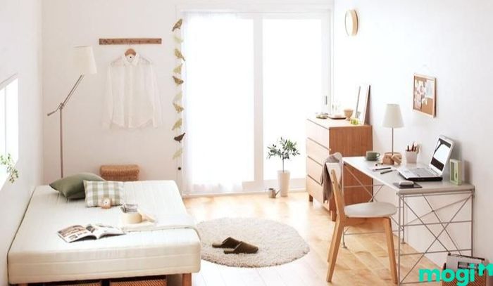 Thiết kế phòng trọ 16m2 cho người sống một mình