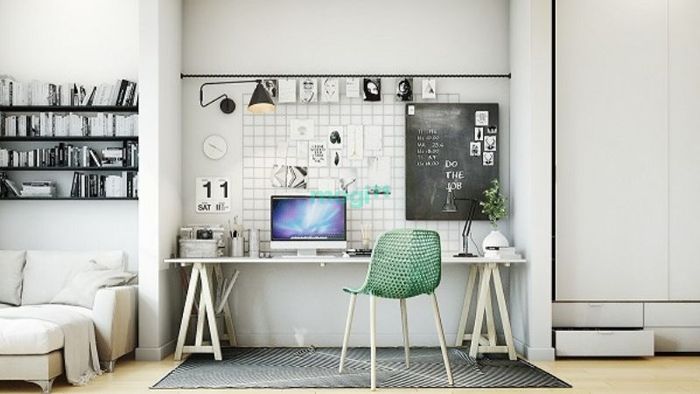 Phòng làm việc phong cách Scandinavian năm 2024 sẽ tập trung vào việc nâng cao sự sáng tạo và khả năng tập trung