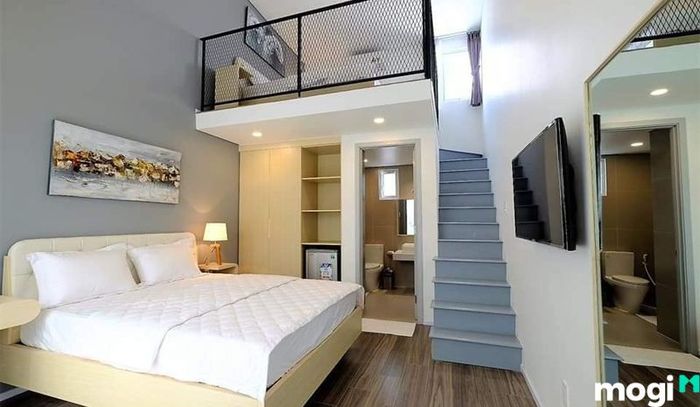 Mẫu 2: Thiết kế phòng trọ 16m2 theo phong cách hiện đại
