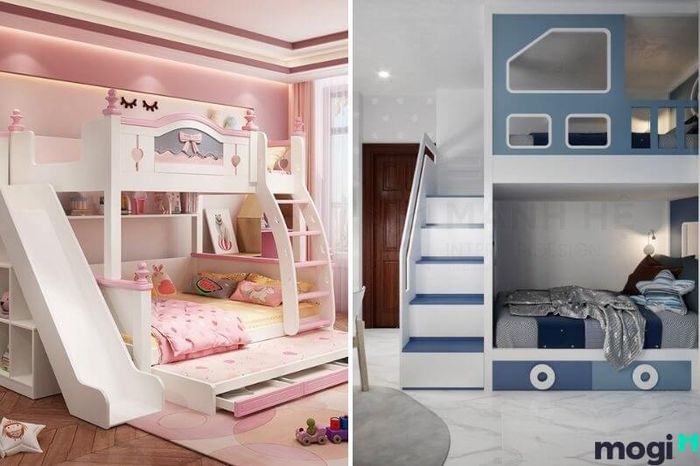Thiết kế nội thất cho 3 phòng ngủ trong nhà phố 2 tầng 