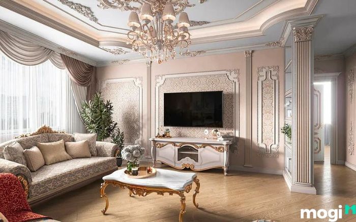 Mẫu nội thất nhà phố cổ điển