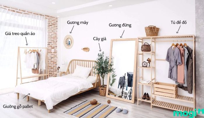 Lưu ý về kích thước khi thiết kế phòng trọ 16m2