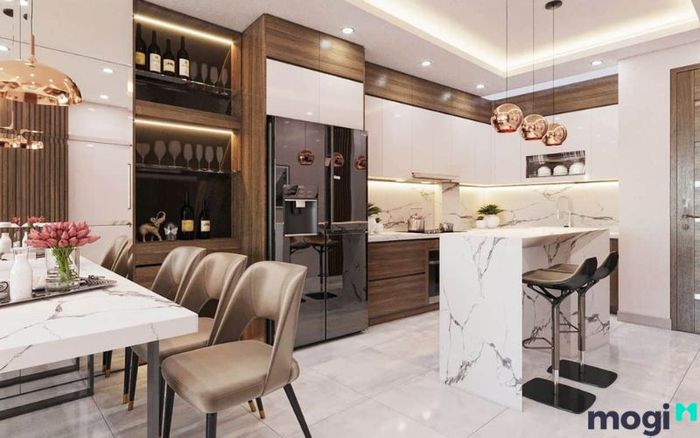 Thiết kế nội thất nhà phố hiện đại