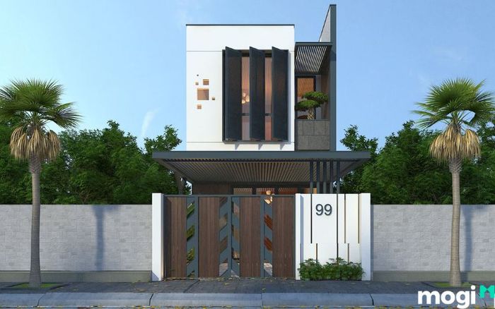 Mẫu nội thất nhà phố 1 trệt 1 tầng