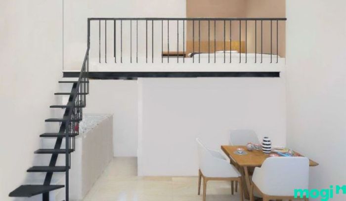 Mẫu thiết kế phòng trọ 16m2 khép kín