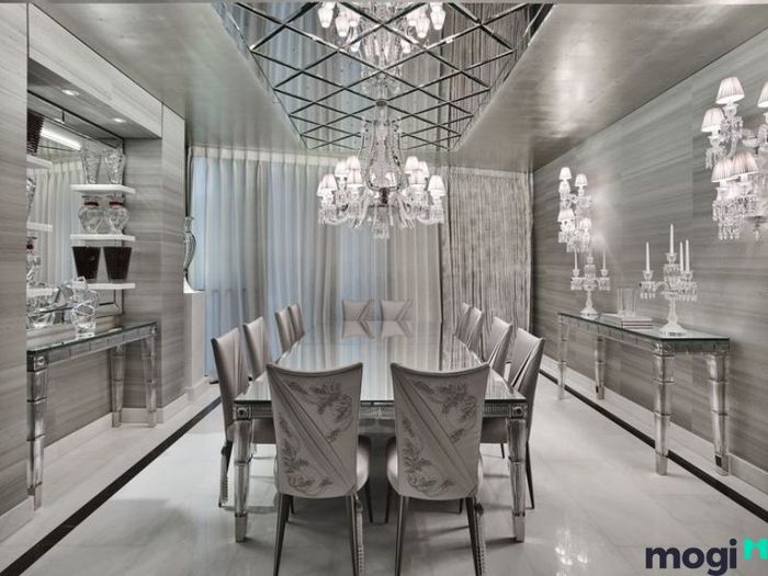 Xu hướng nội thất với bề mặt kim loại