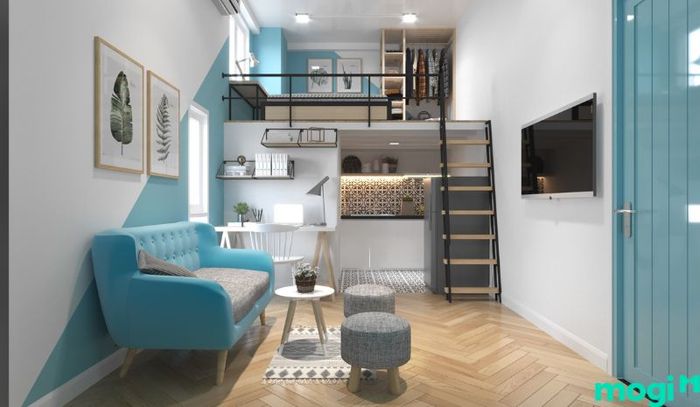 Lựa chọn nội thất phù hợp cho thiết kế phòng trọ 16m2