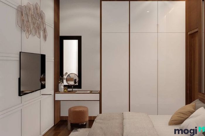 Thiết kế nội thất cho 2 phòng ngủ trong nhà phố 2 tầng 