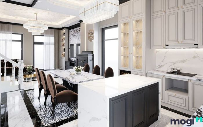 Thiết kế nội thất nhà phố cổ điển