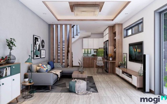 Mẫu nội thất nhà phố 1 trệt 2 tầng
