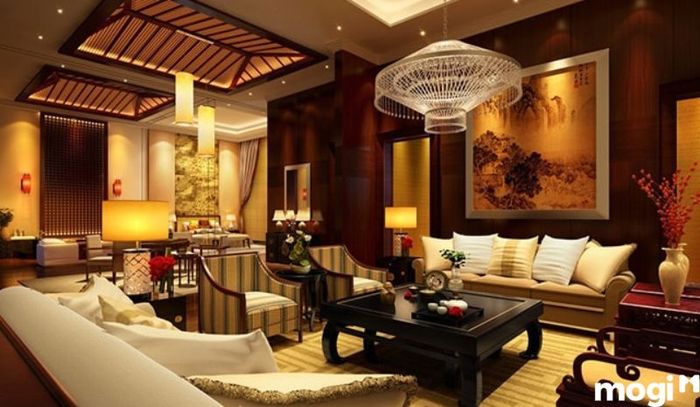 Hệ thống chiếu sáng với đèn chùm