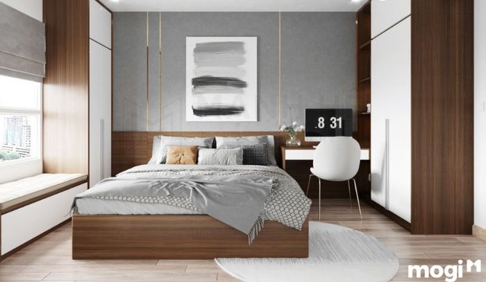 Nội thất căn hộ 120m2 với 3 phòng ngủ