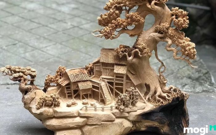gỗ lũa trong đồ mỹ nghệ