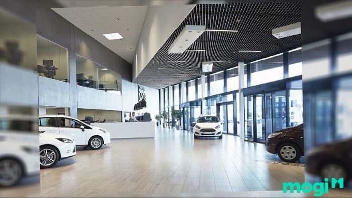 Mẫu thiết kế nội thất showroom ô tô