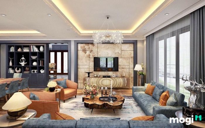 Biệt thự với phong cách nội thất Luxury cao cấp