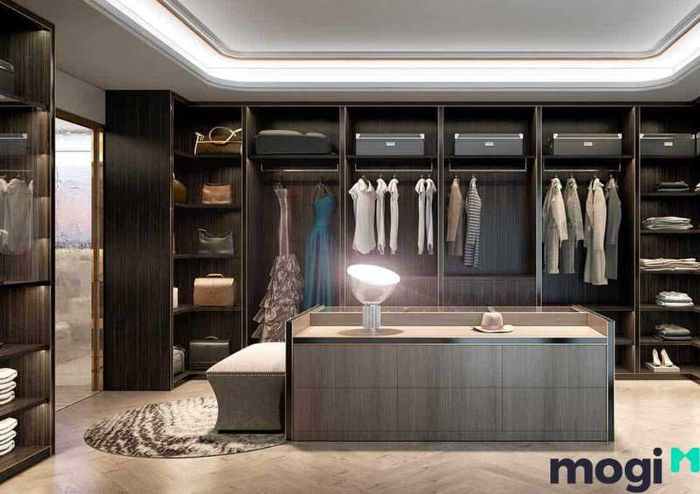 Mẫu phòng thay đồ hiện đại và tiện nghi