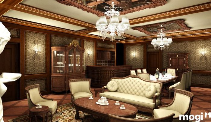 Thiết kế nội thất biệt thự cổ điển theo phong cách Châu Âu