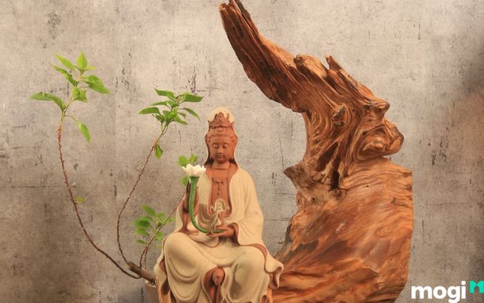 gỗ lũa điêu khắc tượng Phật