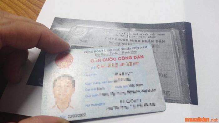 Bản sao CMND/CCCD