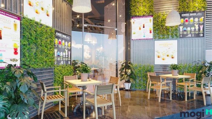 Thiết kế quán cà phê nhỏ xinh với mức giá hợp lý