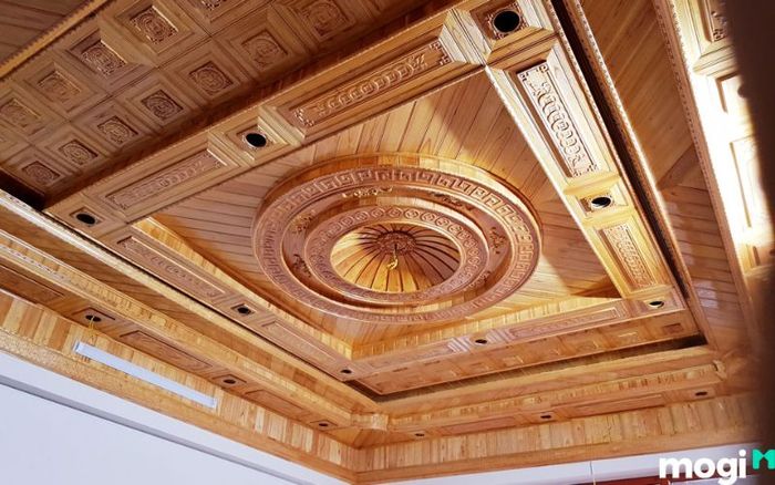 trần nhà cấp 4 bằng gỗ