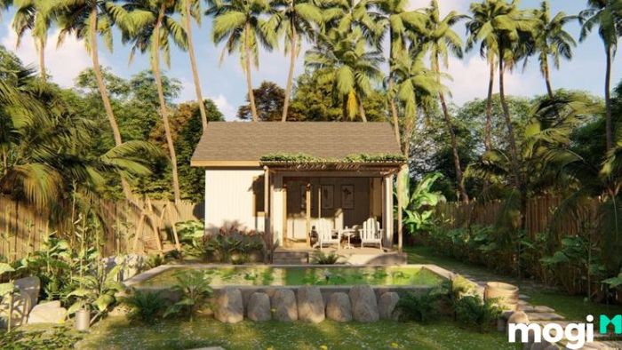thiết kế nhà siêu nhỏ 12m2