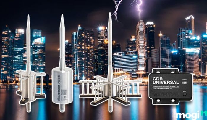 Cột thu lôi là gì - Cột thu lôi chủ động đang được áp dụng hiện nay