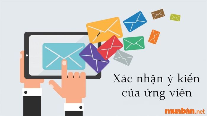 xác nhận quan điểm của ứng viên