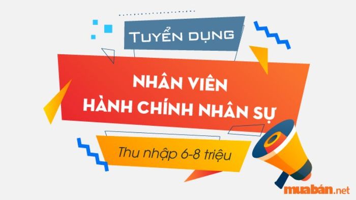 Tìm kiếm việc làm hành chính nhân sự trên trang Mytour