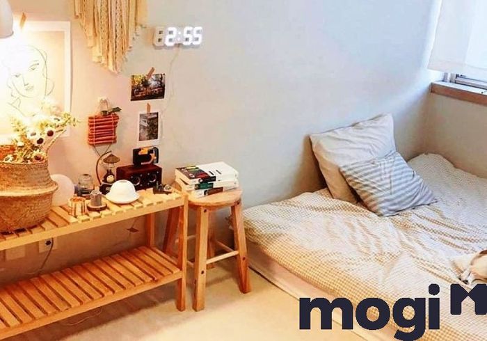 Đơn giản hóa đồ dùng sẽ giúp việc trang trí phòng trọ nhỏ không gác trở nên dễ dàng hơn