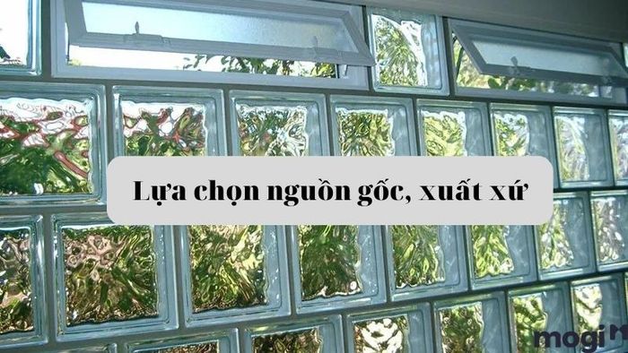 kích thước gạch kính