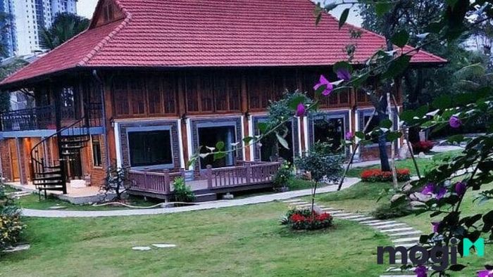 Ngôi nhà của Xuân Bắc được thiết kế một cách độc đáo.