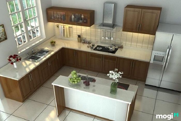 Nên đặt bếp ở hướng Đông Bắc hoặc Tây.