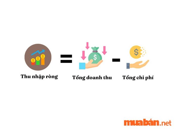 Công thức tính thu nhập ròng