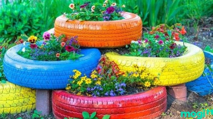 thiết kế bồn hoa trước nhà