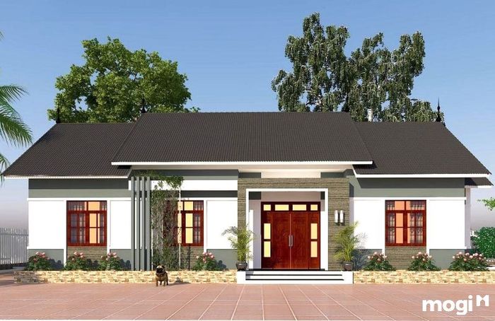 Nhà 3 gian phong cách hiện đại
