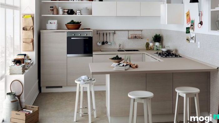 Nhà bếp nhỏ gọn và tiện lợi
