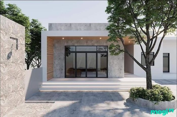 Nhà cấp 4 nông thôn với 3 phòng ngủ thích hợp cho gia đình đông người