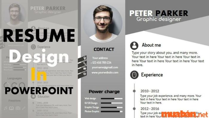 Thiết kế CV PowerPoint có thể khó khăn cho người mới bắt đầu