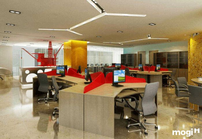 Văn phòng của công ty với diện tích 200m2