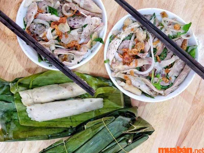 Bánh ướt lòng gà