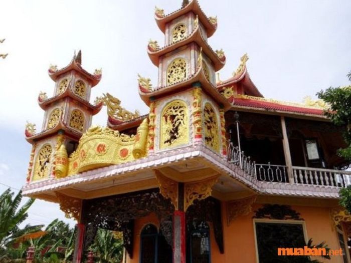 Tịnh xá Ngọc Thuận có kiến trúc rất độc đáo