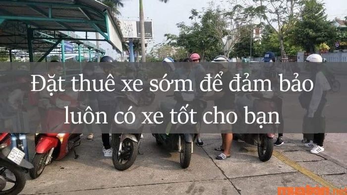 Đặt xe sớm giúp bạn có được xe chất lượng và tiết kiệm thời gian chờ đợi.