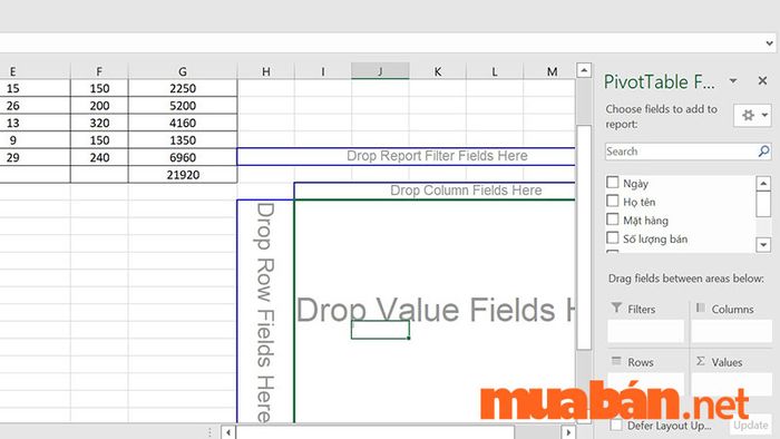 Cách sử dụng pivot table là gì