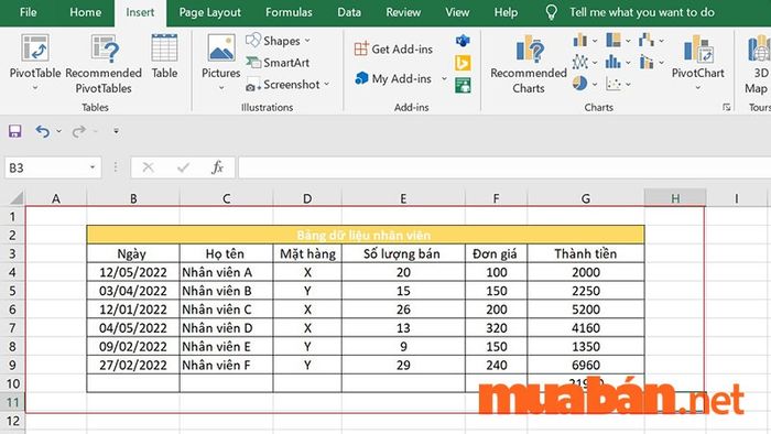 Pivot table là gì