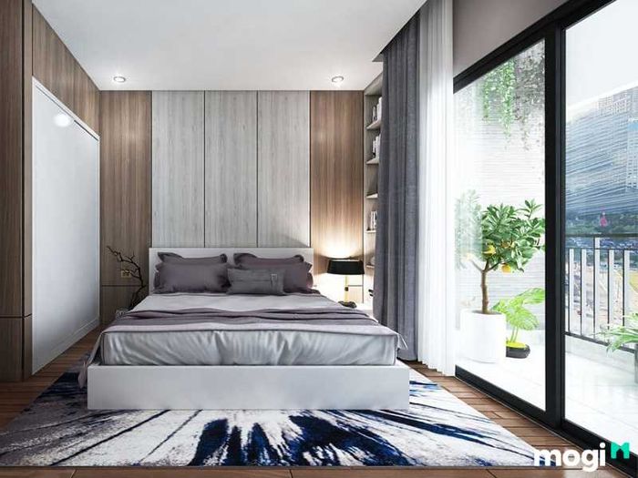 Mẫu thiết kế nội thất chung cư 2 phòng ngủ