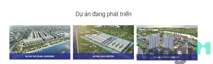 Một số dự án đang được phát triển bởi nhà phát triển Lago Centro.