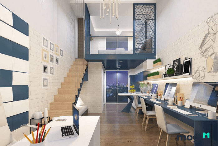 Căn hộ officetel là sự kết hợp hoàn hảo giữa không gian sống và văn phòng làm việc.
