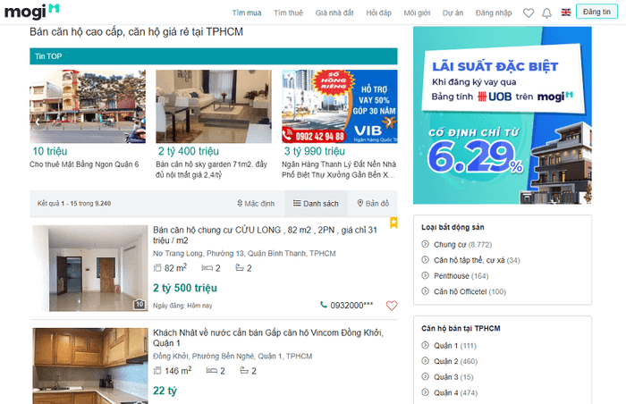 Hãy nhớ truy cập Mytour.vn để theo dõi những cập nhật mới nhất về bất động sản. Đặc biệt là tin tức về mua bán các loại căn hộ tại thành phố Hồ Chí Minh.